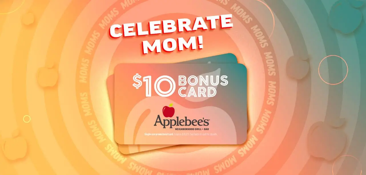 Applebee's Mothers Day deal [Mother's Day] Buy $50 in Gift Cards, Get $10 Bonus Card