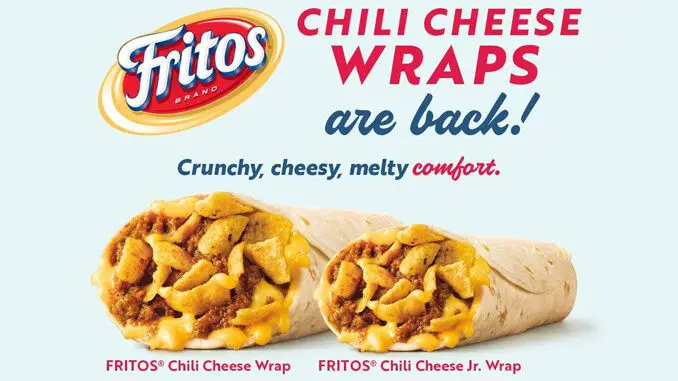 Sonic Drive-In National Eat What You Want Day Get FRITOS® Chili Cheese Jr. Wrap for Only $1.99 